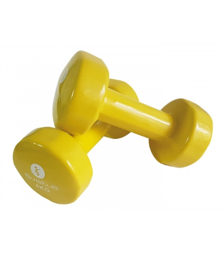 Ensemble d&rsquo;haltères en époxy 2 x 4 kg