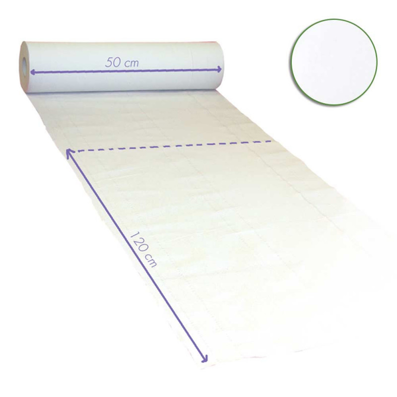 Drap d&rsquo;Examen – Ouate Blanche – 50 x 120 cm