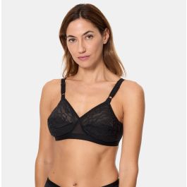 Le soutien-gorge coeur croisé classique Playtex noir