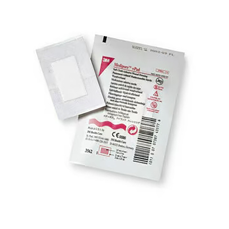 Pansement adhésif multi-extensible + compresse 3M MEDIPORE + PAD 10 x 10cm X 25