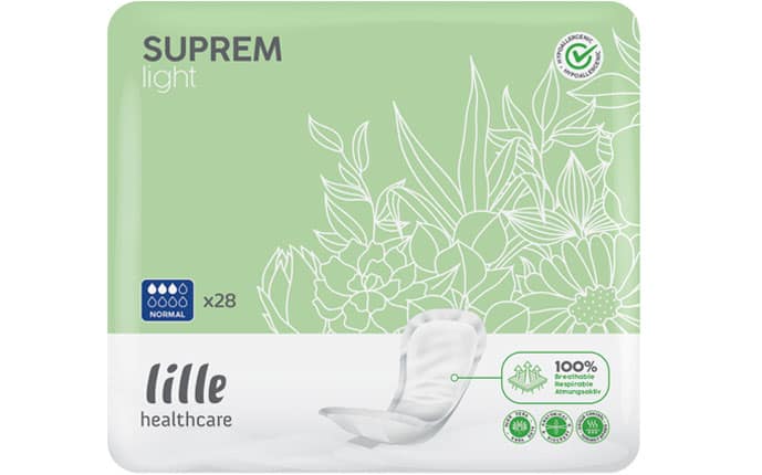 LILLE – Protection urinaire femme – Light Normal – Sachet de 28 pièces