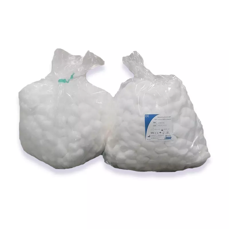 Boules de coton de 5 à 6 mg en sachet de 700
