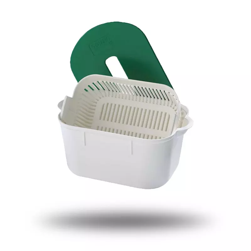 Bac non autoclavable 2 L avec panier et couvercle