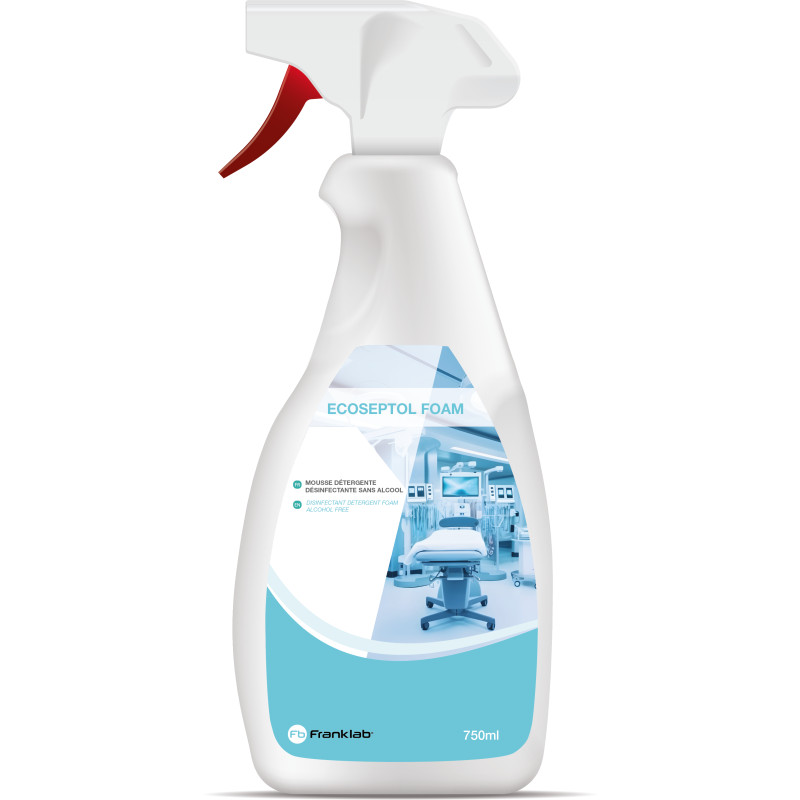 Mousse détergente désinfectante sans alcool ECOSEPTOL FOAM 750 ml