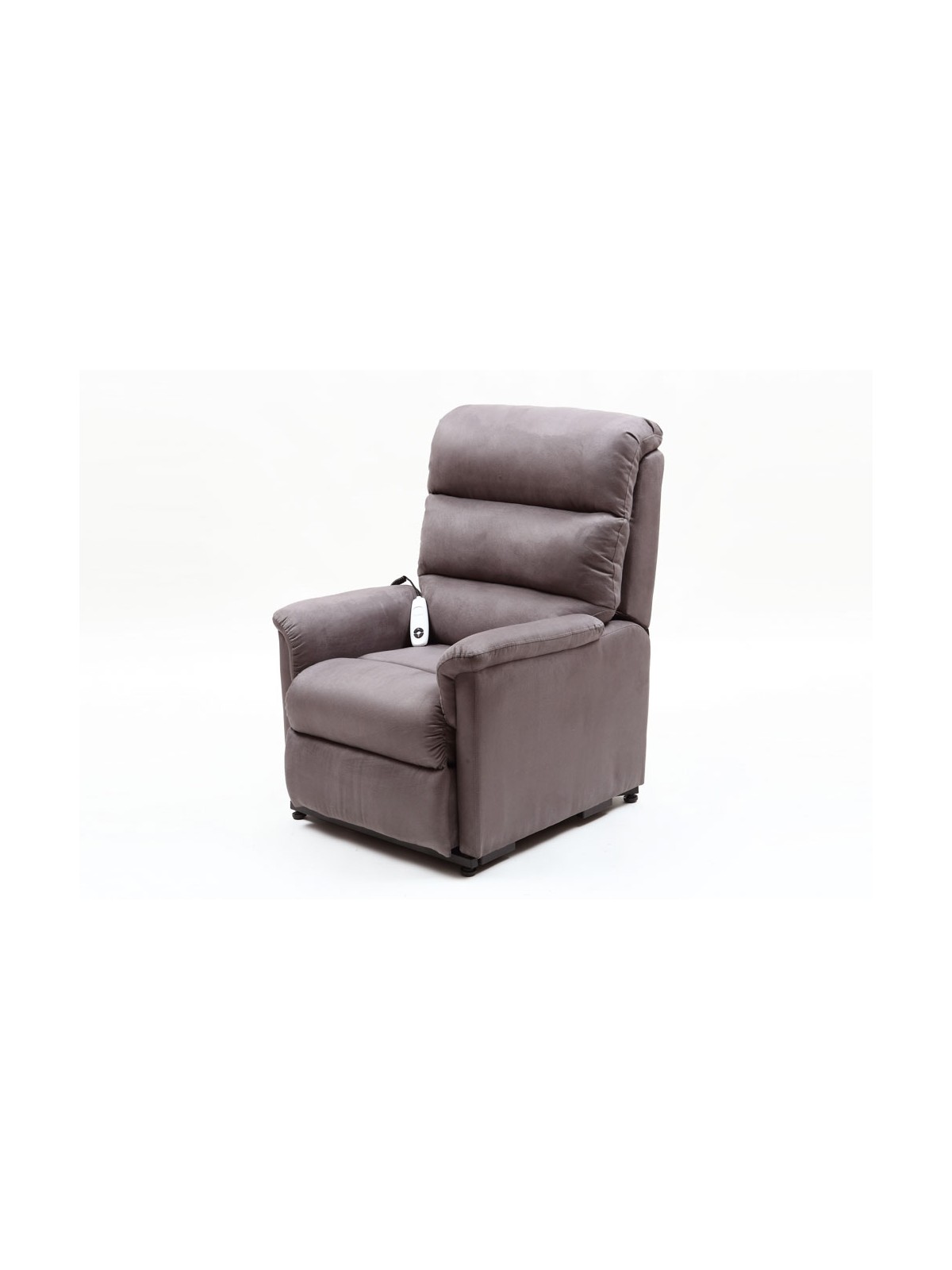 Fauteuil Perle microfibre taupe