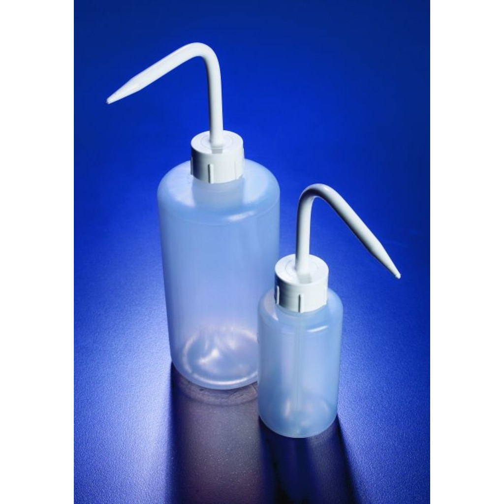 PISSETTE RONDE COL ETROIT LDPE BOUCHON BLANC 250ML – PACK X5