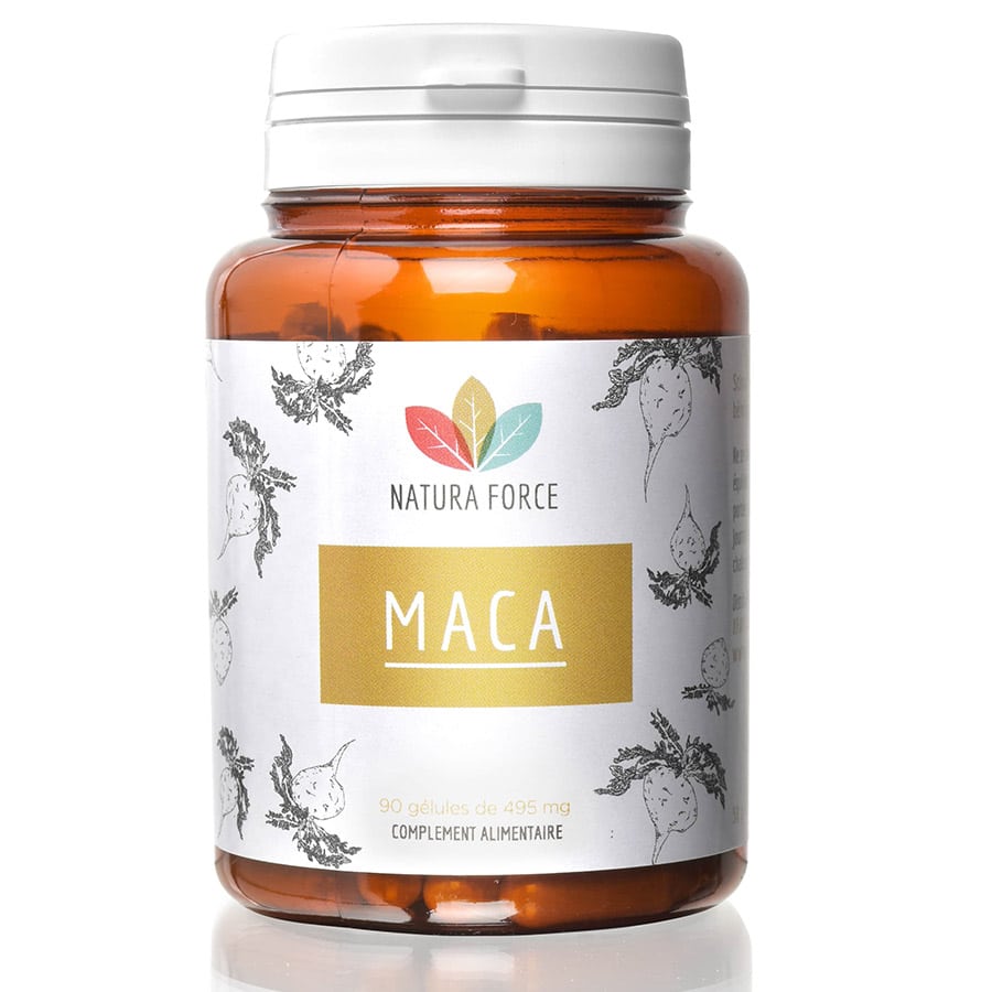NATURA FORCE – Maca du Pérou Bio-90 gélules- Lot de 2 – 1 acheté le 2ème OFFERT