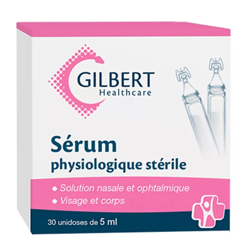 SERUM PHYSIOLOGIQUE GILBERT 60 UNIDOSES 10 ML