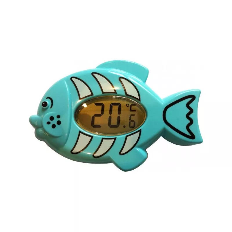 THERMOMÈTRE DE BAIN NUMERIQUE POISSON BLEU